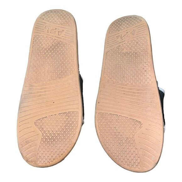 APL Mens Big Logo TechLoom Slide M Tan Fatigue Ivory Sandals Shoes 13 main image 3
